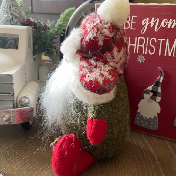 Modern Farmhouse Christmas Winter Holiday Faire Isle Sweater Chubby Gnome - Picture 8 of 9